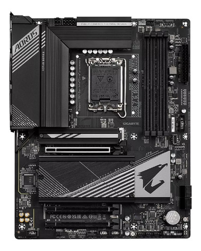 Placa Mãe Gigabyte B760 Aorus Elite Intel Lga 1700 Atx Ddr4 Cor Preto
