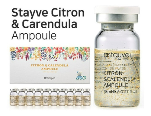 Ampolla Stayve + Citron & Calendula. (1 X 8ml)