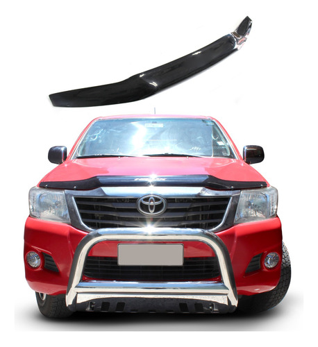 Deflector Capot Toyota Hilux 2012-2015 Sin Toma D Aire Negra