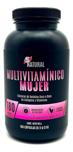 Multivitaminico Mujer 180 Capsulas Snatural