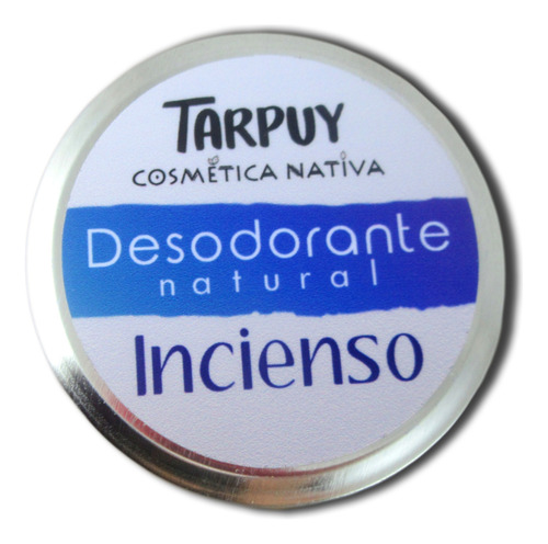 Desodorante Natural En Crema Tarpuy 25gr - Incienso
