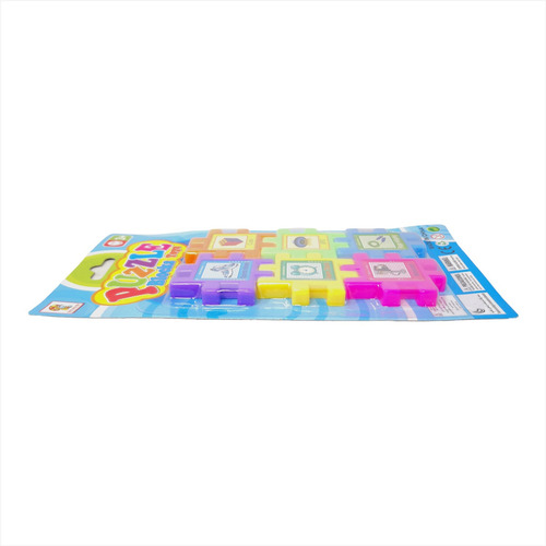 Juguete Rompecabeza Cubo Plastico Didactico Puzzle Armable Color Letras