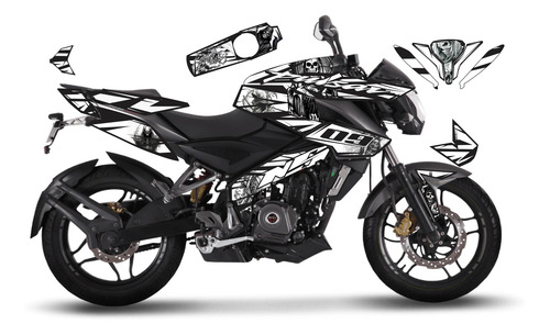 Calcomanías Para Moto Pulsar Ns 200 Ns Modelos Nuevos Ns Jgl