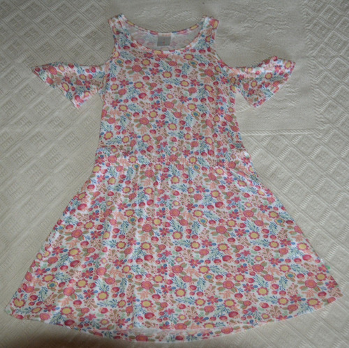 Vestido Floreado Niña 7-9 Años - Talle 8