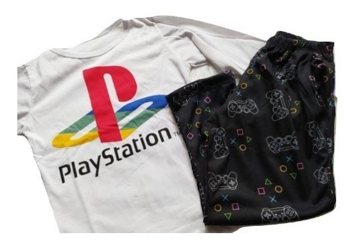 Pijama Playstation Manga Larga Niño Niña Regalo 