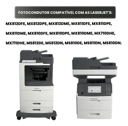 Fotocondutor Lexmark 52d0z00 1 unidade MS810 MS811 MX710 MX711