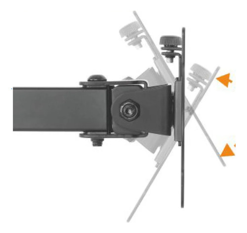 Suporte Articulado Mesa Para 2 Monitores Elg 15 A 32 T1224n Preto