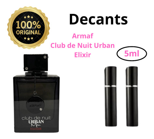 Muestra De Perfume O Decant Armaf Club De Nuit Urban Elixir 