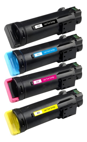 Kit 04 Toner Compativel Byqualy P/ Xerox Phaser 6510 6515 Tinta Preto - Amarelo - Magenta - Ciano ( Byqualy )