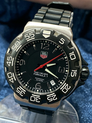 Relógio Tag Heuer Formula 1 Original Safira Wac 1110-1