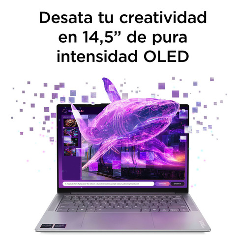 Notebook Yoga Pro 14" color Luna Grey 32GB de Ram 1TB SSD AMD Ryzen 9 83HN001SLM