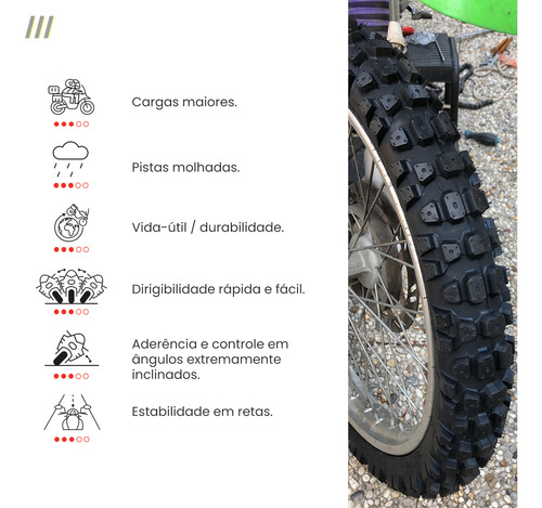 Pneu Moto Mitas 140/80-18 70r 7 Rockrider Tt Traseiro