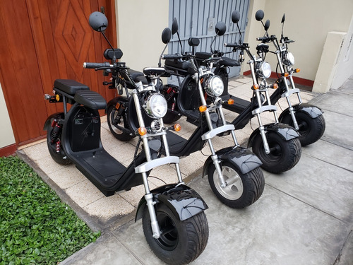 Imagen 9 de 15 de Moto Scooter Electrico Citycoco Harley Chopper Bateria Litio