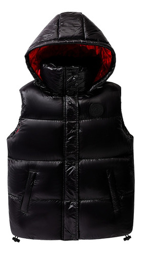Chaleco Oreiro Love Capucha Invierno Abrigo Acolchado Puffer