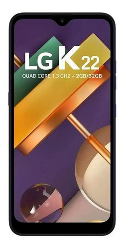 Imagem 1 de 4 de LG K22 32gb Azul Excelente - Celular Usado