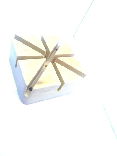 Base De Madera P/ Extraer Pernos Mallas Metal