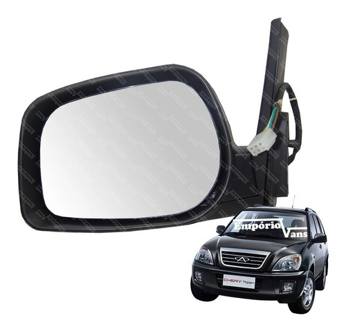 Retrovisor Le Eletrico Chery Tiggo 2010 Ate 2012