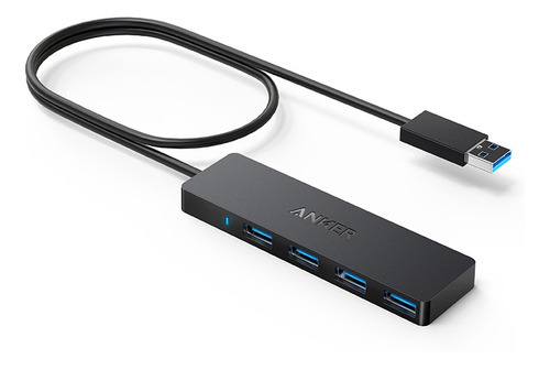 Concentrador Adaptador Hub Anker 4 En 1 Usb 3.0 Para Mac Pc