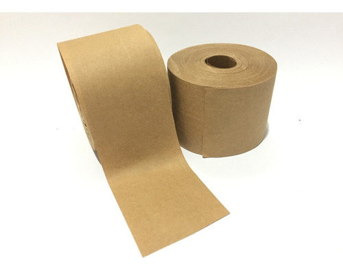 Papel Engomado Kraft Marron 80 Grs De Seguridad 6 Cm