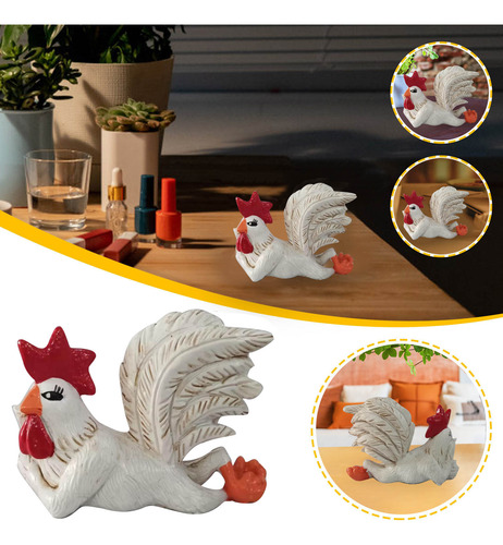 Decoraciones De Fiesta Blancas Con Diseño De Gallo En Forma