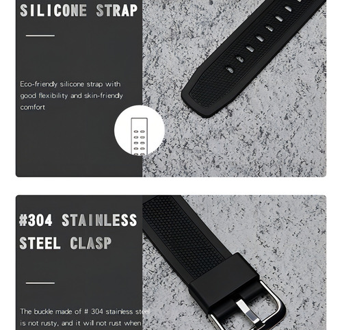Relojes Cronógrafo Sanda Digital A Prueba De Agua color negro
