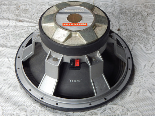 Selenium Wpu 1502 Woofer 15 Raridade Original Anos 90 Só 1 Prata (Usado)