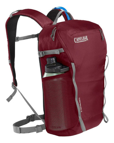 Mochila Hidratacion Camelbak Trail Running Impermeable 2.5l Color Vino Cabernet Diseño de la tela Liso