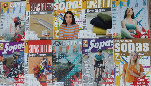 Sopa De Letras Paquete Con 10 Revistas 57 Páginas
