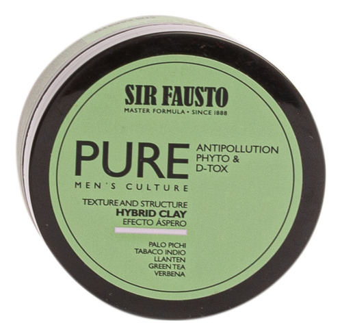Hybrid Clay De Sir Fausto: Crema Para Peinar Con Efecto Áspe