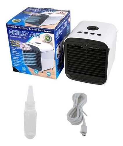 Mini aire acondicionado y humidificador Refresh Line Chilly Air, color blanco, USB