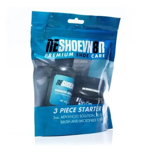 Kit De Nettoyage Chaussures Reshoevn8r - Pour Cuir, Daim, Toile - Inclut Brosse Et Chiffon Microfibre - 60ml