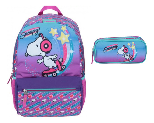 Kit De Mochila Y Lapicera Snoopy Primaria Vs3267