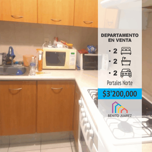 Departamento En Venta Municipio Libre En Portales Norte