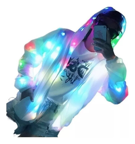 Gorros De Viento Con Capucha, Grandes, Unisex, Con Luz Led