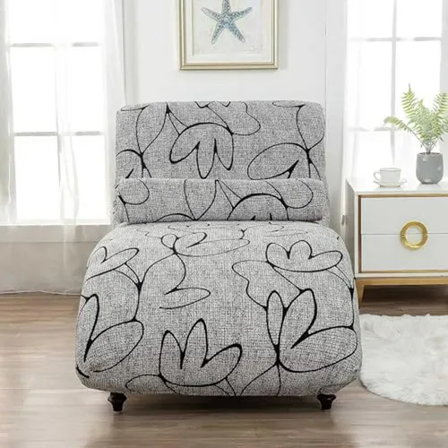 Funda De Silla Chaise Lounge Sin Brazos Para Sala Y Dormitor