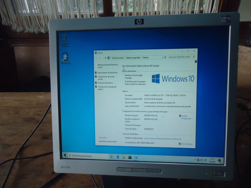 Pc Completa Hp Compaq Pro 6000 Core 2 Duo 4gb 500g Monito 17 (Usado)