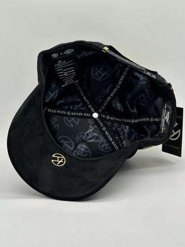 Gorra Ny Crystal Gold Kevin Hats Big Boss 100% Original Negro Único