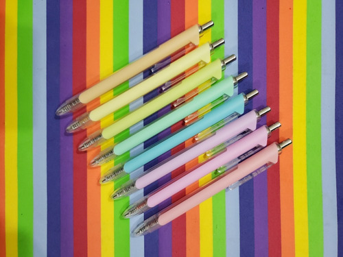 Set 8 Lápices Gel 0.7mm Punta Retráctil Mougan