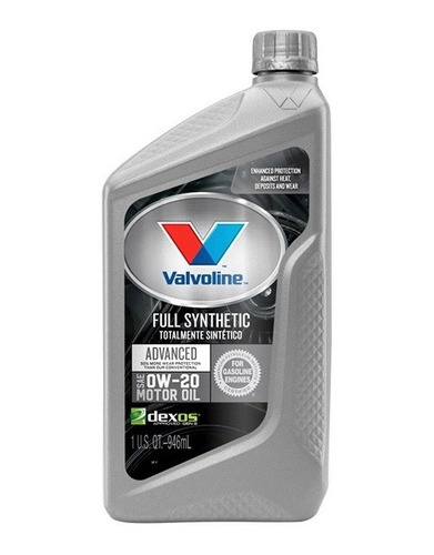 Aceite Valvoline Adavanced 0w20 X946ml (100% Sintetico Eeuu)