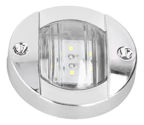 Marcador Lateral De Aviso Led Stern De 12 V, Redondo, Blanco