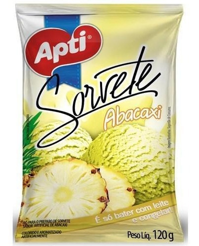 Pó Para Sorvete Apti 120g - Escolha Seu Sabor