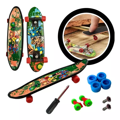 Kit Skate De Dedo 4 Peças Radical Material Reforçado Resistente Menino -  dtoys - Skate de Dedo - Magazine Luiza