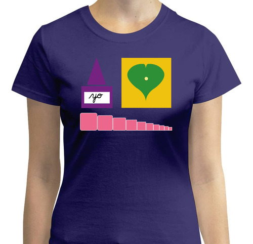 Playera Mujer Diseño Montessori Yo Amo Montessori