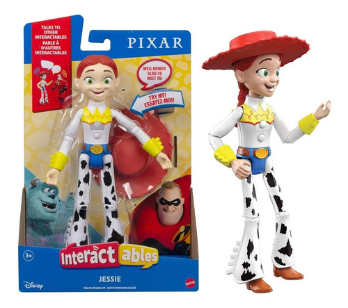 Imagen 3 de 6 de Figura Jessie La Vaquera Toy Story 4, Frases En Español