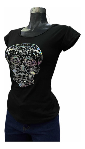 Blusa Dama Con Diseño De Calavera