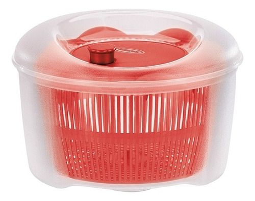 Centrifugador De Verduras Secador De Lechuga Para Cocina 4 L Color Rojo