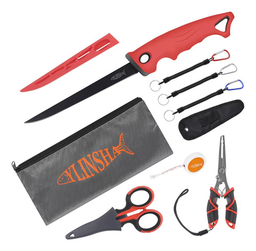 Ylinsha Kit De Herramientas De Pesca, Cuchillo De Filete, Pa