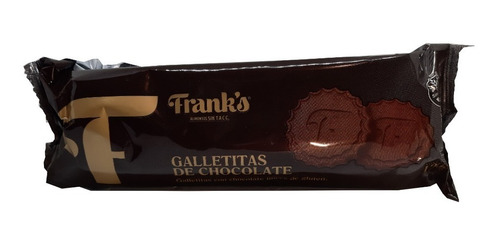 Galletitas De Chocolate Franks Sin Tacc Celiaco 120 Grs X 4u