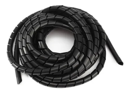 Cinta Helicoidal Negro 10.2mm Por 10mt Organizador Cable 