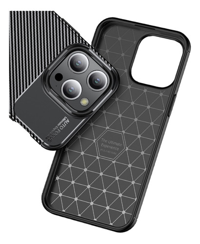 Capa Preta Com Tema De Besouro Para iPhone 16/15